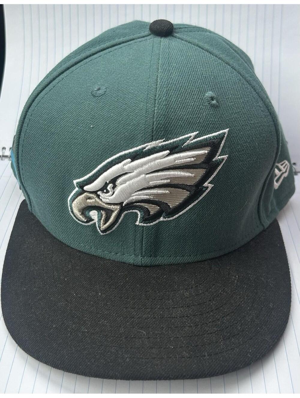 Philadelphia Eagles New Era Fitted Hat Sz 7 1/4 NFL 59FIFTY